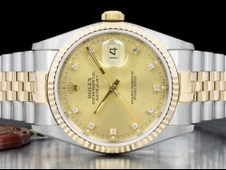 Rolex Datejust 36 Champagne Jubilee Crissy Diamonds Dial - Rolex Serv 16233 